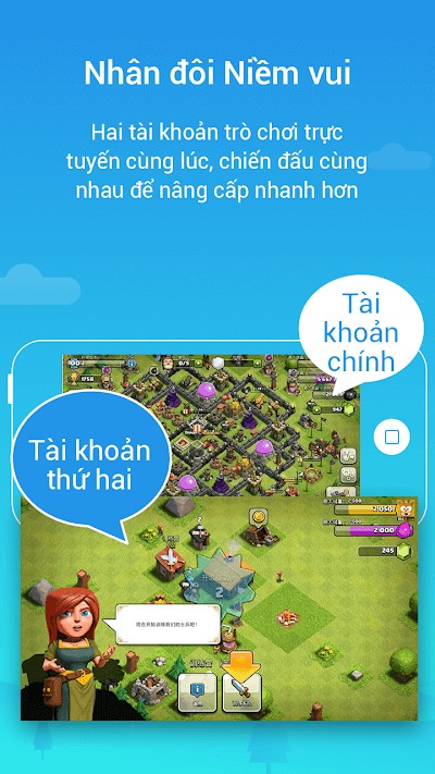 Parallel Space cho Android hỗ trợ đa tài khoản
