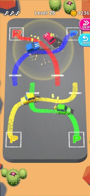 Vẽ đường để đưa xe về bến đỗ an toàn