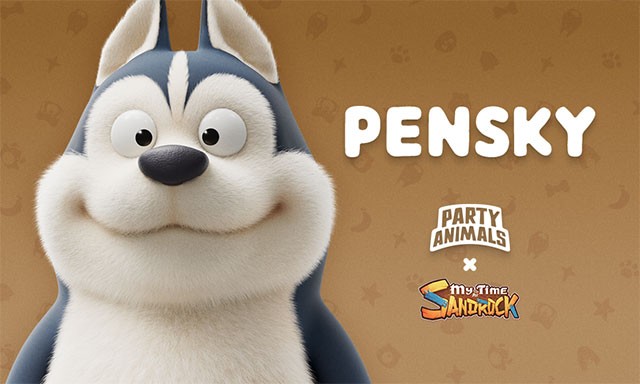 Nhân vật Pensky trong My Time at Sandrock sẽ có mặt trên phiên bản Party Animal mới nhất
