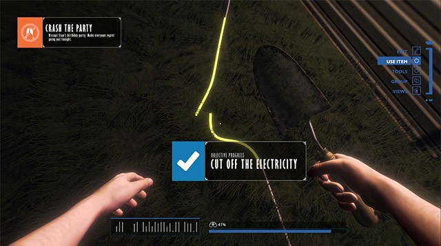 Lên cấp để mở khóa kỹ năng và công cụ mới trong Party Crasher Simulator