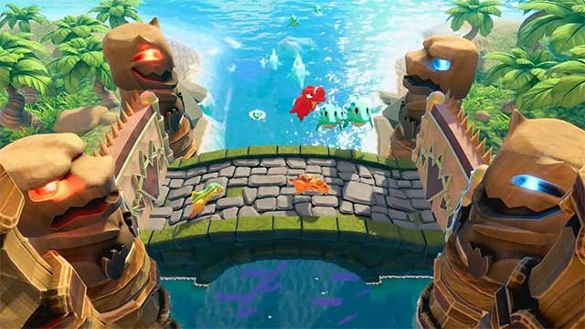 Một nhóm sẽ chiến đấu với nhau trong nhiều mini game bối cảnh thời Tiền sử