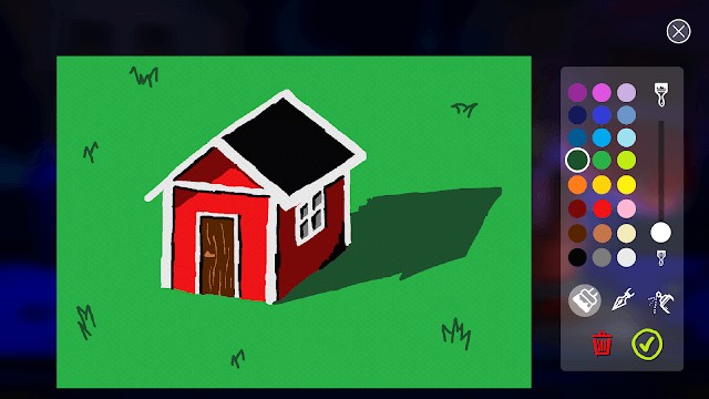 Thể hiện tài năng hội họa