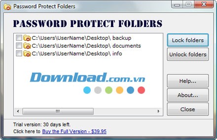 Password Protect Folders