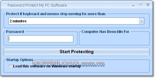 Password Protect My PC Software
