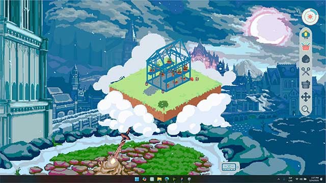 Patch of Heaven sử dụng bảng màu dễ chịu và nhạc nền ở tần số 432 Hz