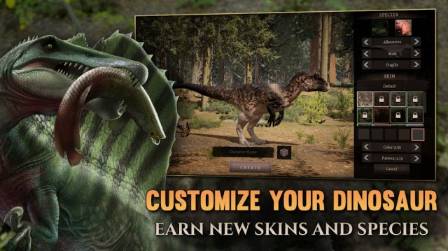 Tùy chỉnh khủng long của bạn trở nên độc đáo