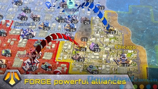 Đánh liên minh trong Path of War