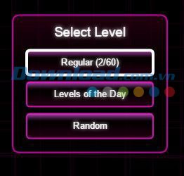 Chọn kiểu chơi trong Pathuku