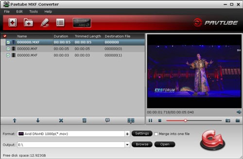 Pavtube MXF Converter