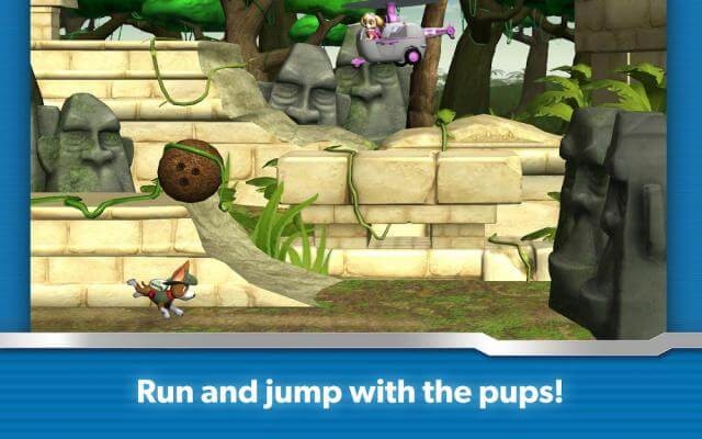 Chạy và nhảy cùng những chú chó cứu hộ trong game PAW Patrol Rescue Run