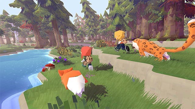 Game Paw Rescuers Free kết hợp giữa khám phá thế giới, xây dựng và săn quái thư giãn