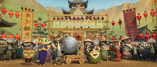 Cùng nhau chiến đấu chống lại Ika Chu để bảo vệ thị trấn