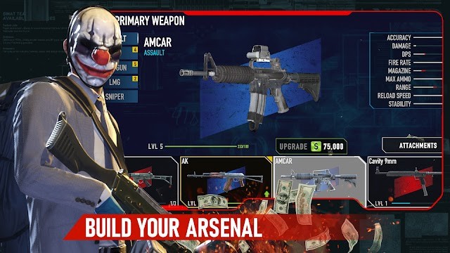 Xây dựng một kho vũ khí, trang bị mạnh mẽ