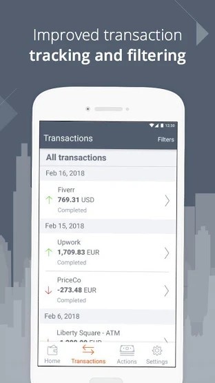 Xem chi tiết các giao dịch