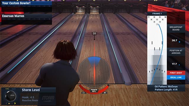 Cơ chế vật lý tiên tiến cho trải nghiệm ném bowling chân thực