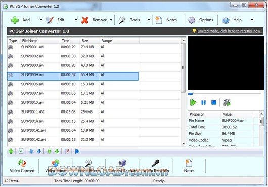 PC 3GP Joiner Converter