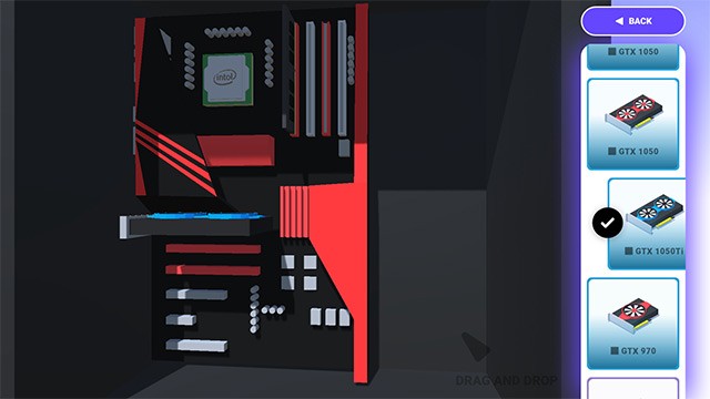 PC Creator mô phỏng chân thực quá trình lắp ráp máy tính từ A-Z