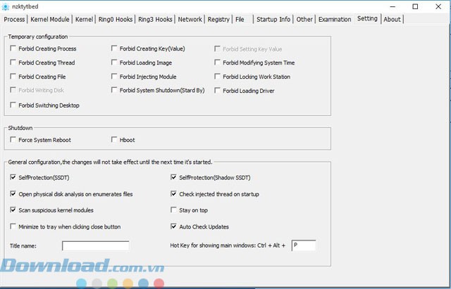 Lựa chọn cài đặt phần mềm
