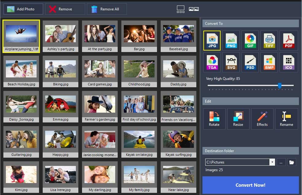 Bố cục Program4Pc Photo Editor