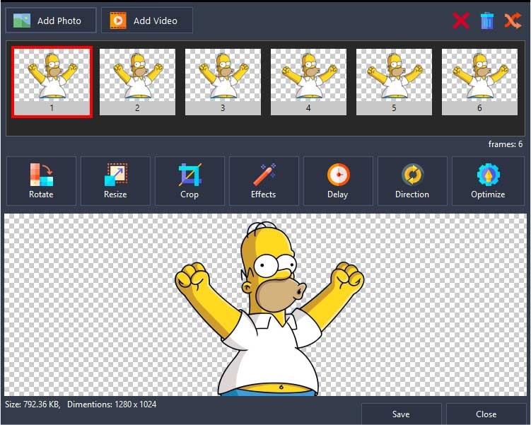Thêm ảnh vào Program4Pc Photo Editor