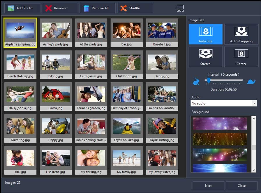 Program4Pc Photo Editor dễ sử dụng