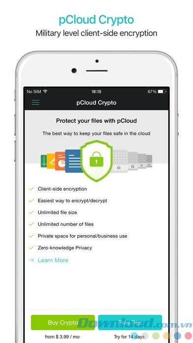 Công nghệ mã hóa pCloud Crypto