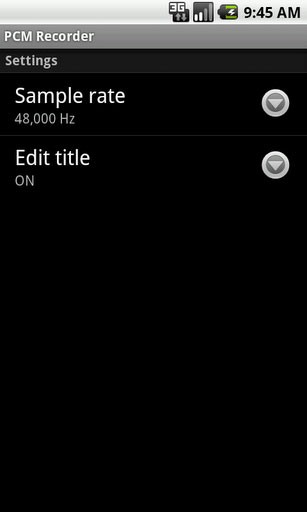 PCM Recorder for Android