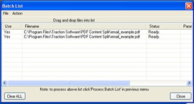 PDF Content Split Batch