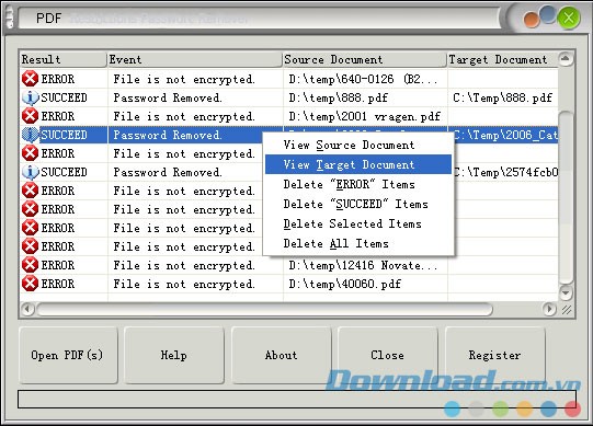 PDF Permissions Password Remover