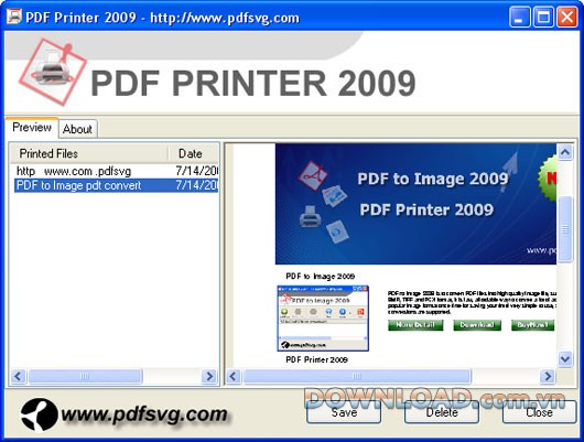 PDF Printer 2009