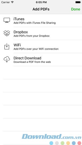 Quản lý PDF từ nhiều nguồn