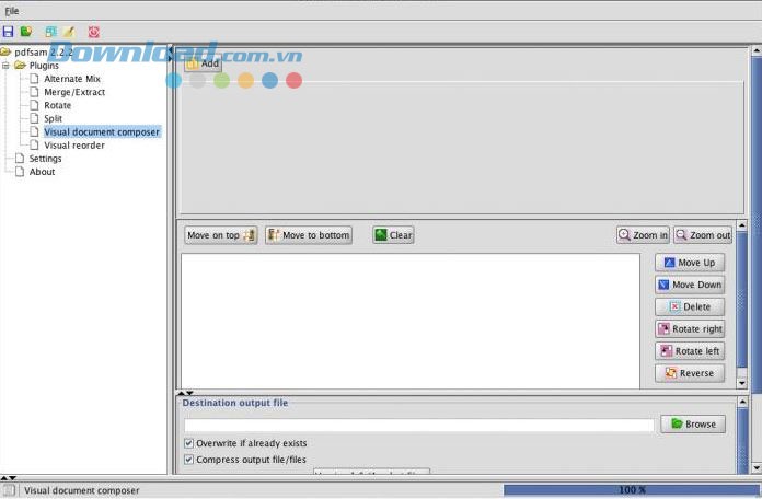Tạo file PDF mới trong PDF Split and Merge