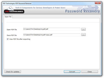 PDF Technologies PDF Password Remover