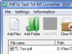 PDF to Text Converter - Chuyển đổi PDF sang Text, TXT, RTF