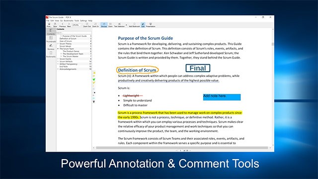 PDX là ứng dụng đọc và chỉnh sửa PDF đa năng