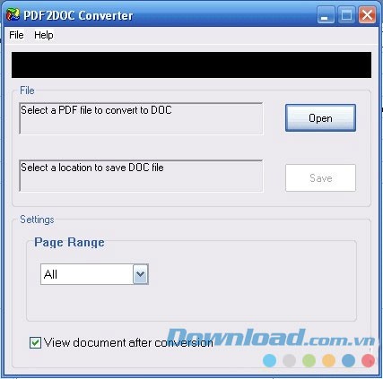 PDF2DOC Converter