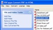 Convert PDF to HTML - PDFapps