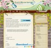Peach Bloom Spring - Free Nature Blog Template