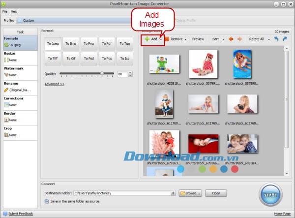 PearlMountain Image Converter