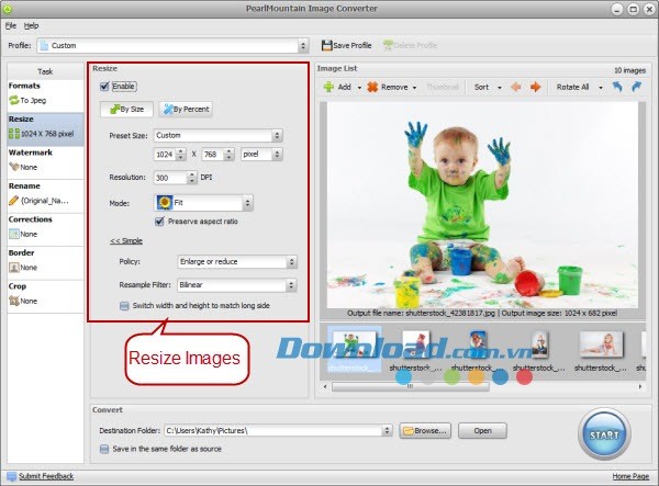 PearlMountain Image Converter