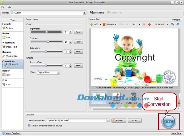 PearlMountain Image Converter