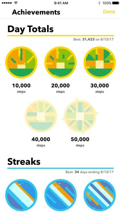 Theo dõi số bước chân của bạn hàng ngày và hàng tuần