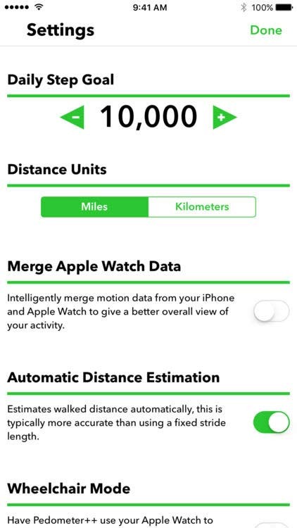 Đạt mục tiêu hoạt động trong cài đặt của ứng dụng