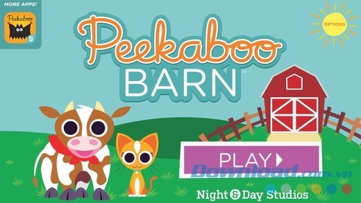 Game giáo dục về thế giới động vật Peekaboo Barn cho iOS