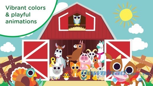 Peekaboo Barn cho iOS thiết kế hình ảnh rực rỡ kèm gamplay vui nhộn
