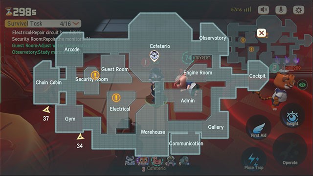 Thu thập chìa khóa để kiểm soát con tàu 5 sao chứa đầy cạm bẫy