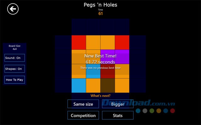 Hoàn thành bàn chơi trong game