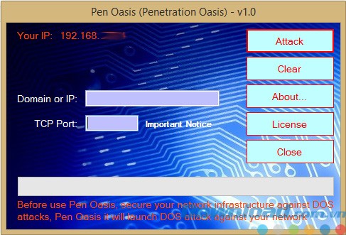 Giao diện của Pen Oasis