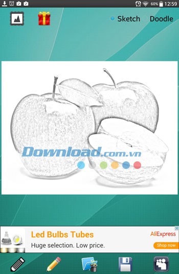 Pencil Sketch cho Android
