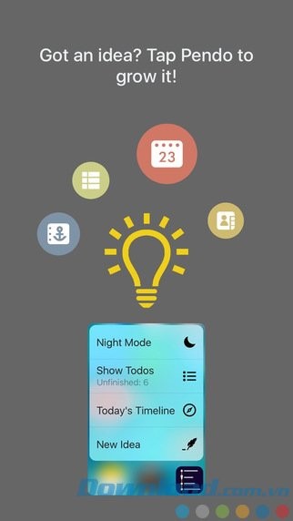 Thiết lập giao diện Pendo